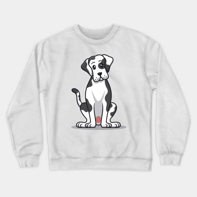 Cute Great Dane Dog Crewneck Sweatshirt by Catalyst Labs